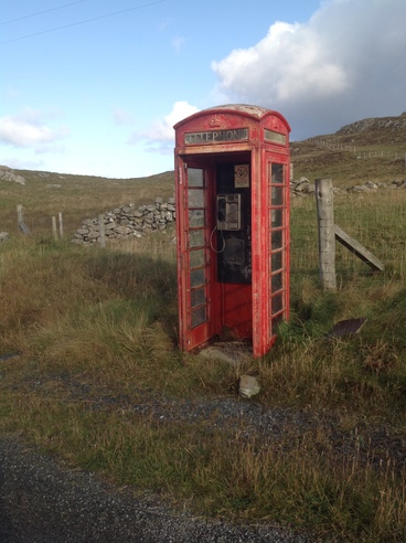 The phone box to be saved (now without phone).